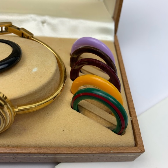 Gucci Timepieces Gold Plate Bangle Watch - Picture 5 of 8